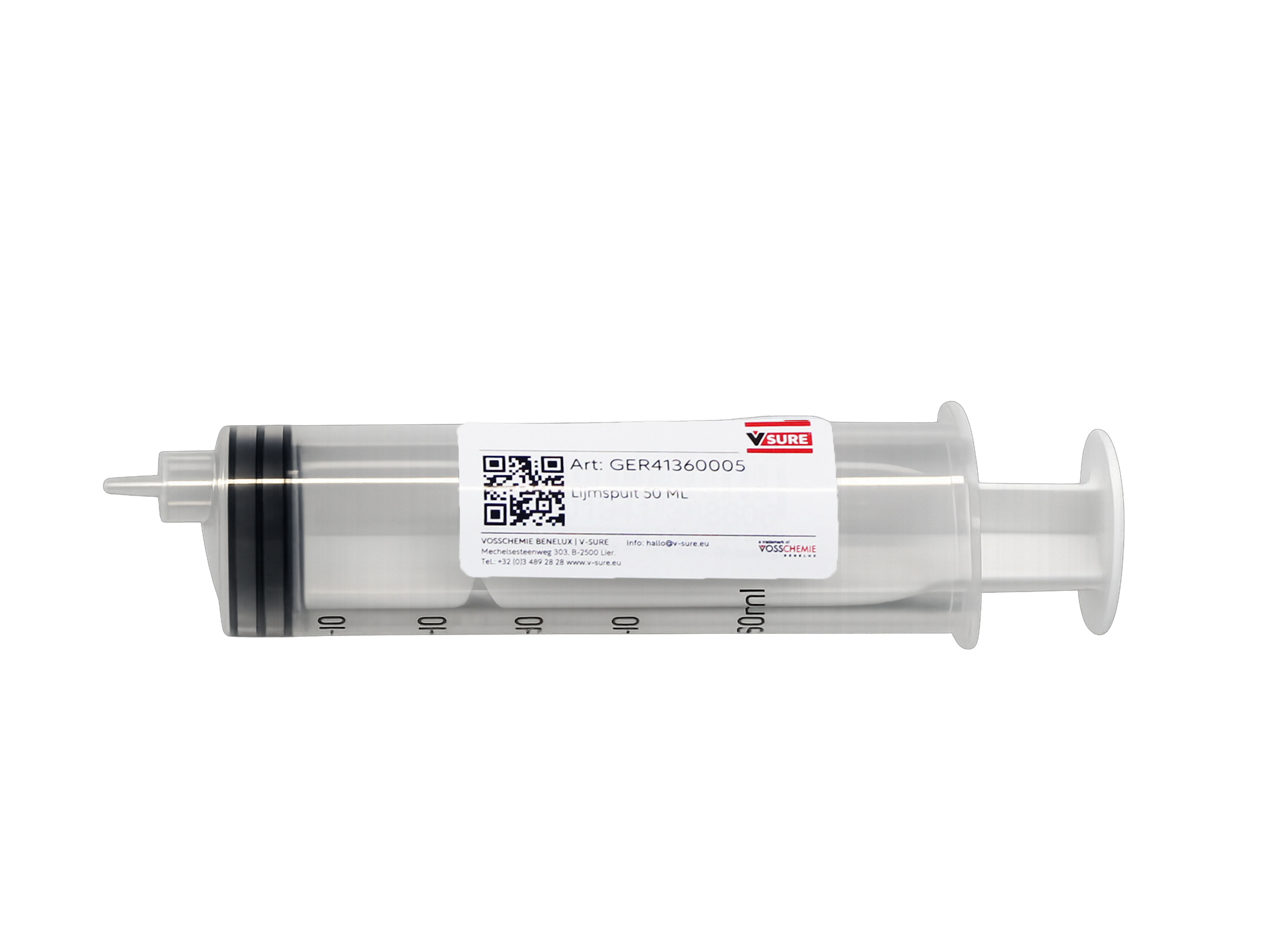 50 ml injection and glue syringe