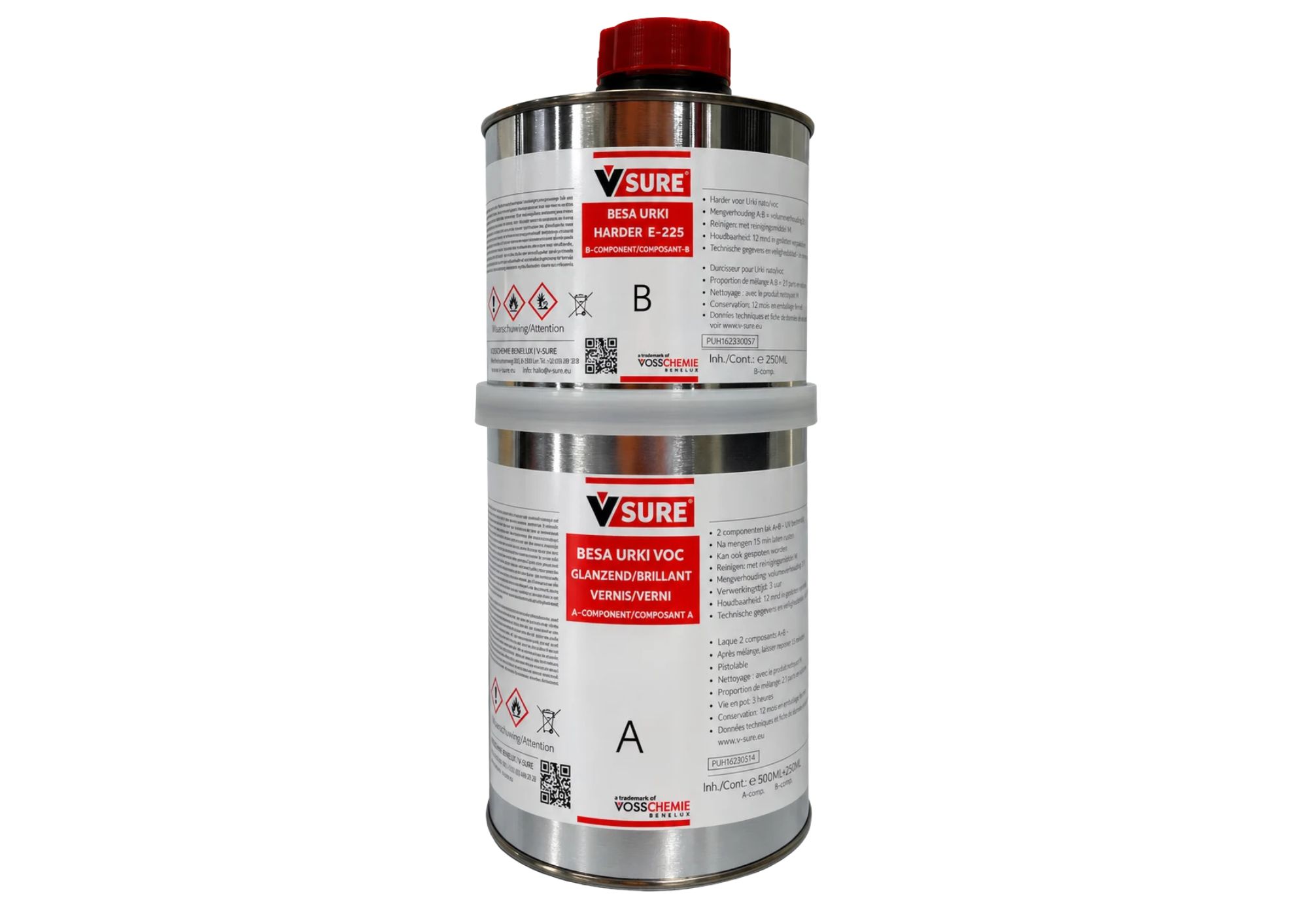 Duurzame glanzende vernis voor hout, glas, kunststof en metaal 750 ml