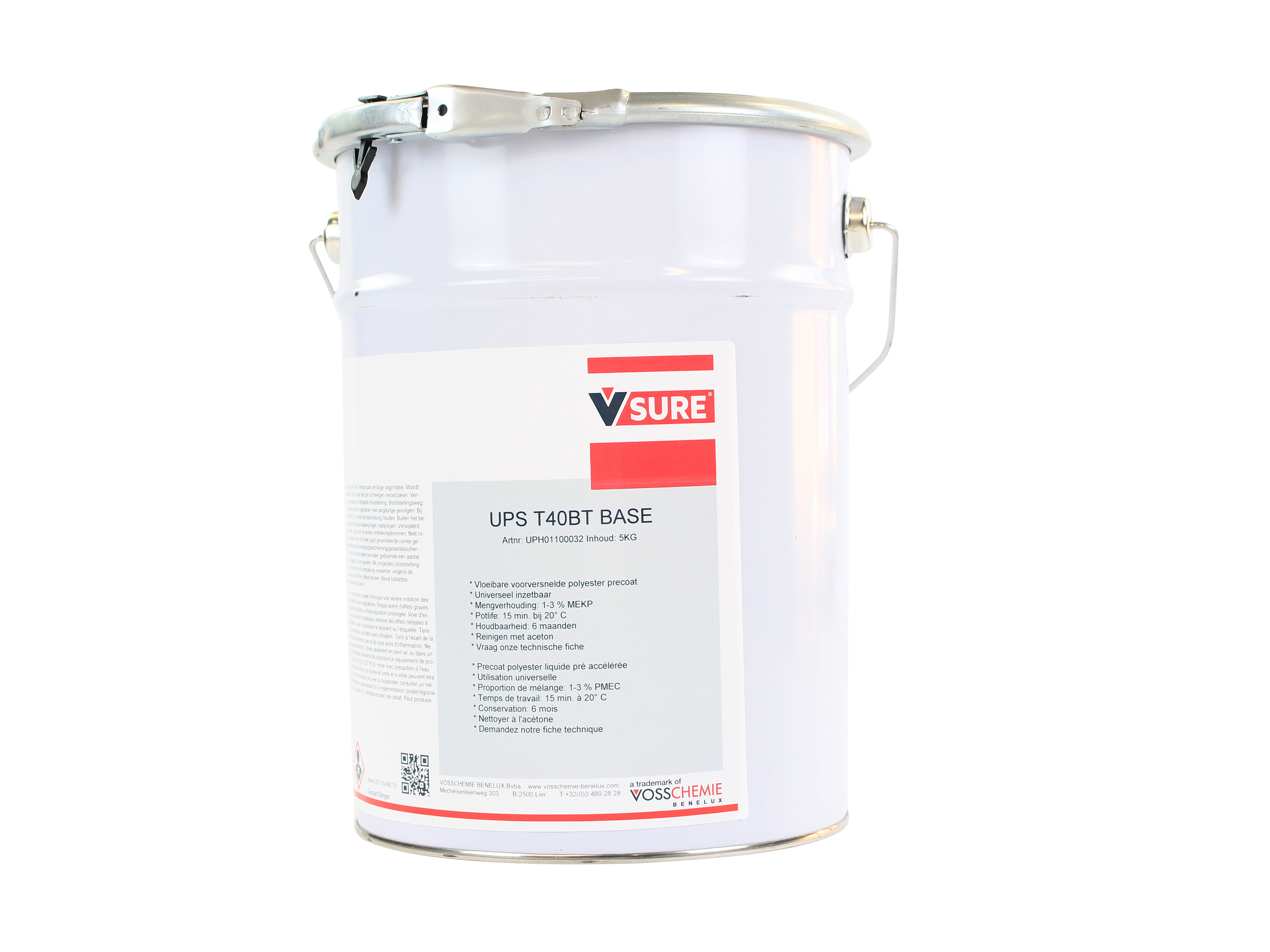 Pré-couche de polyester 5 kg - Finition lisse polyester - Incolore