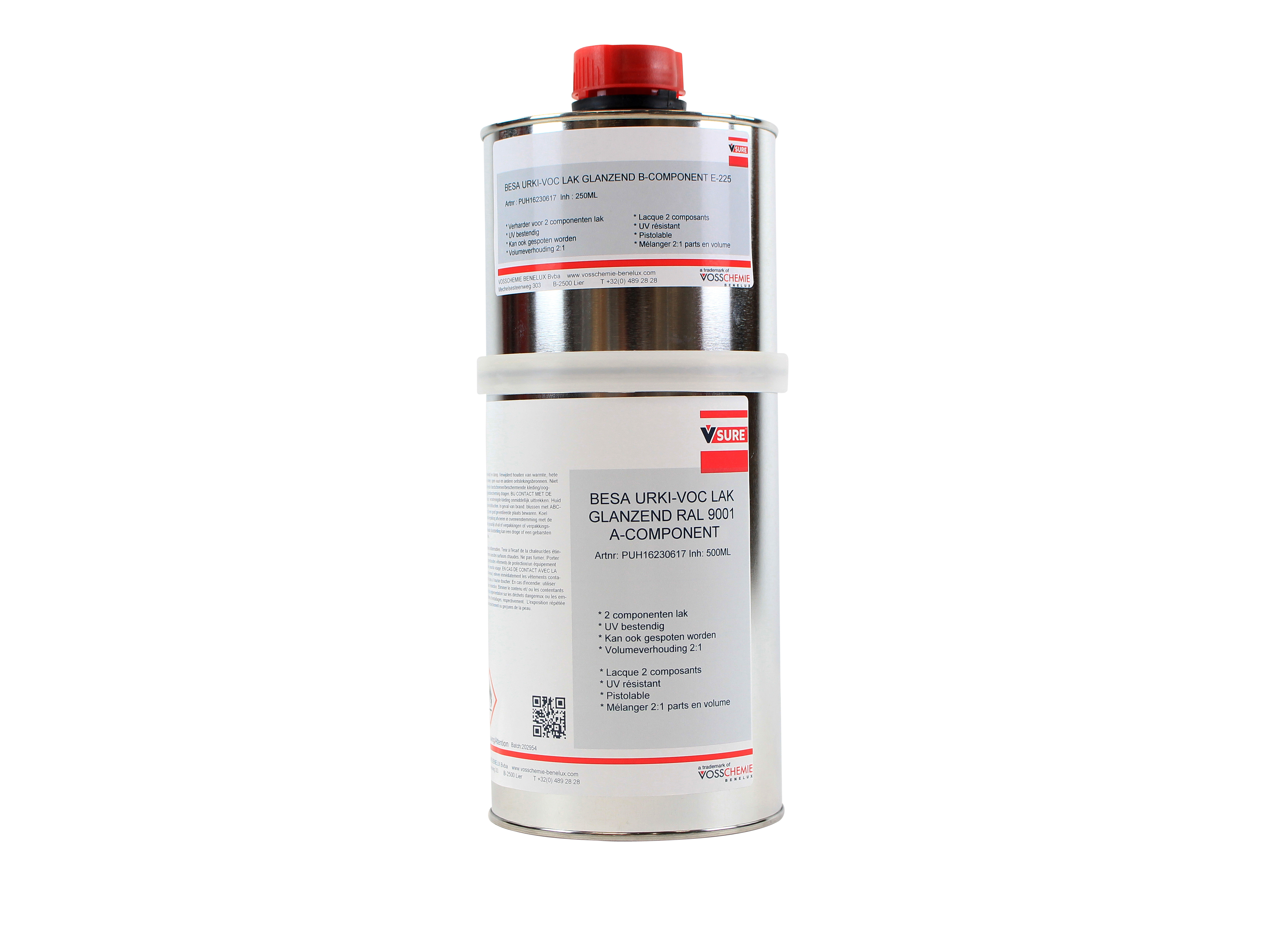 Durable glossy lacquer paint for wood, glass, plastic and metal 750 ml - RAL 7011