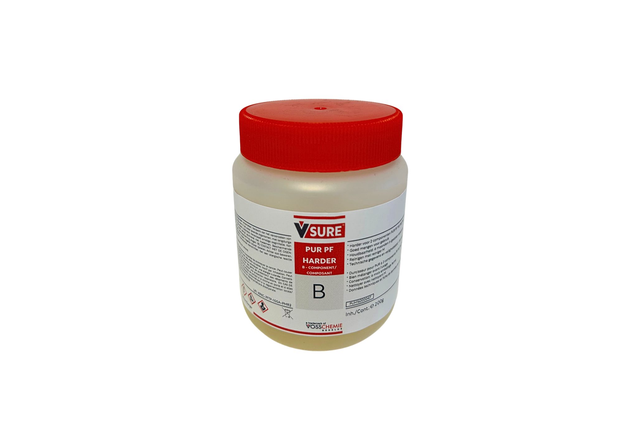 Hardener for quick-drying elastic casting resin