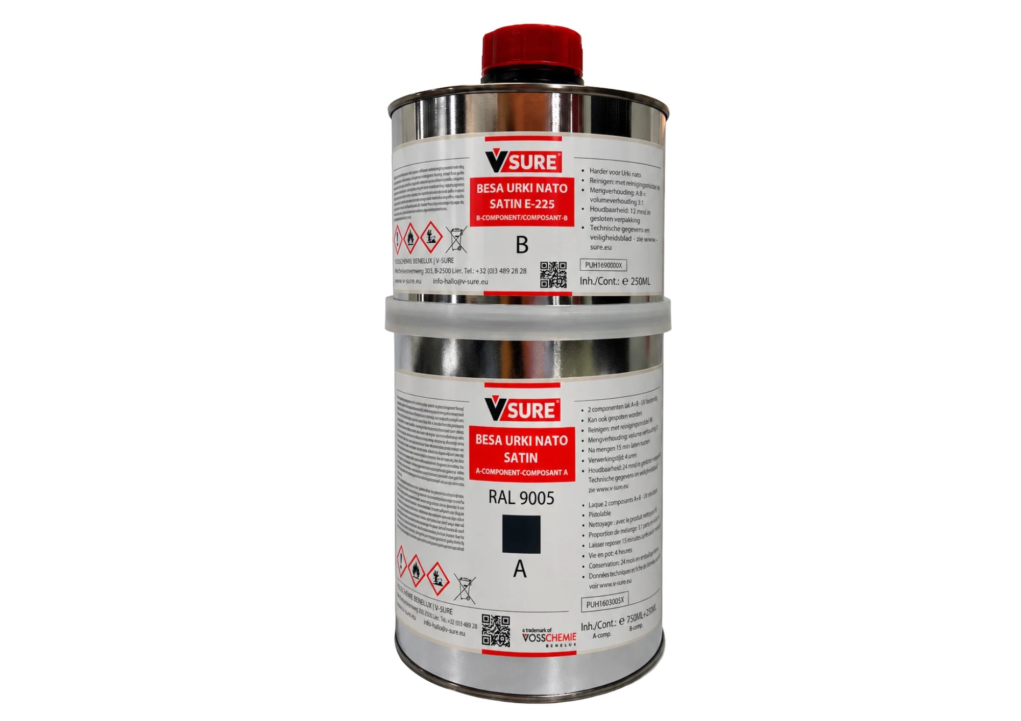 Durable varnish for wood, glass, plastic, metal and more - RAL 9005