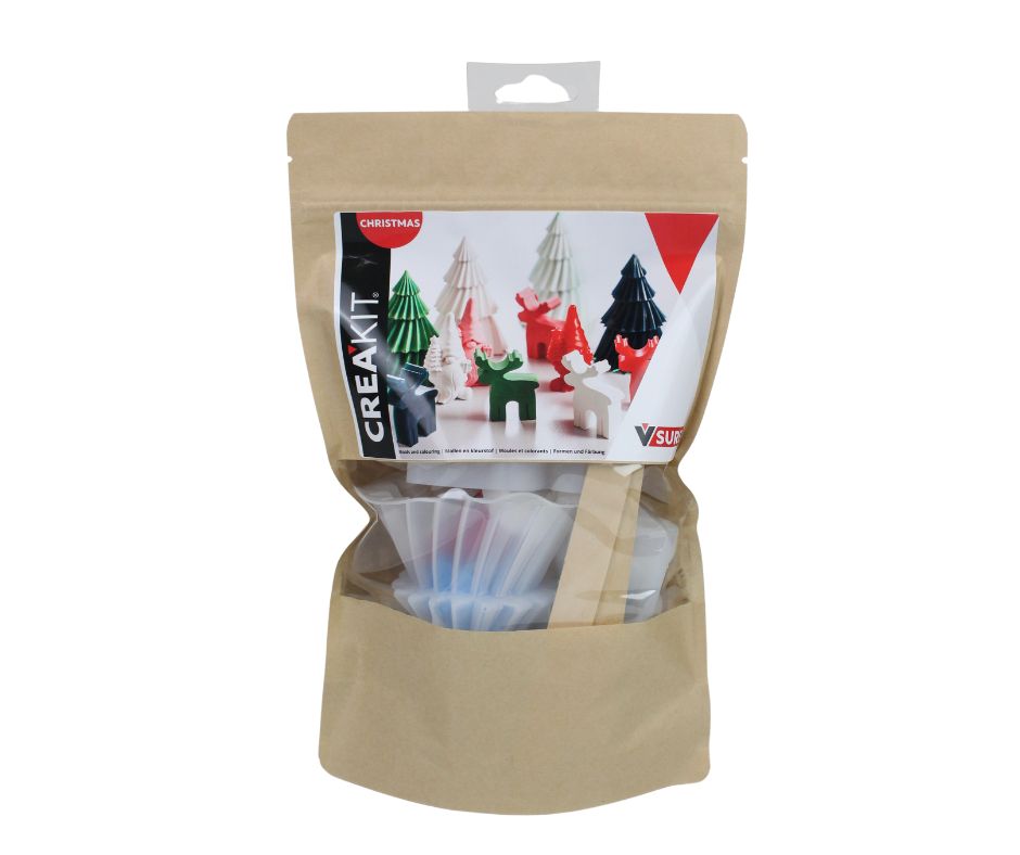 Molds and colouring for CREAKIT - Christmas theme