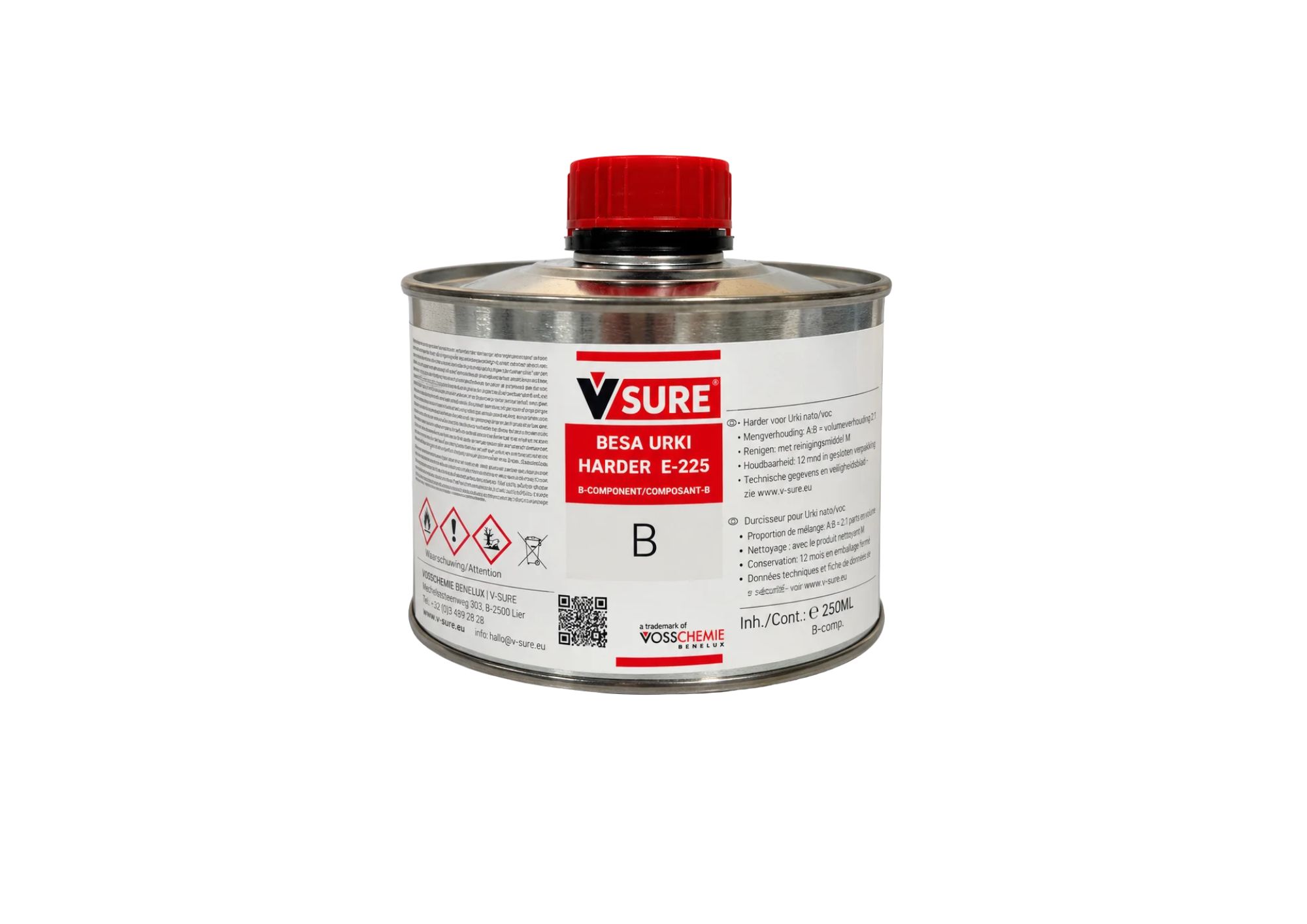 Harder voor duurzame lakverf voor hout, glas, kunststof en metaal - 250 ml