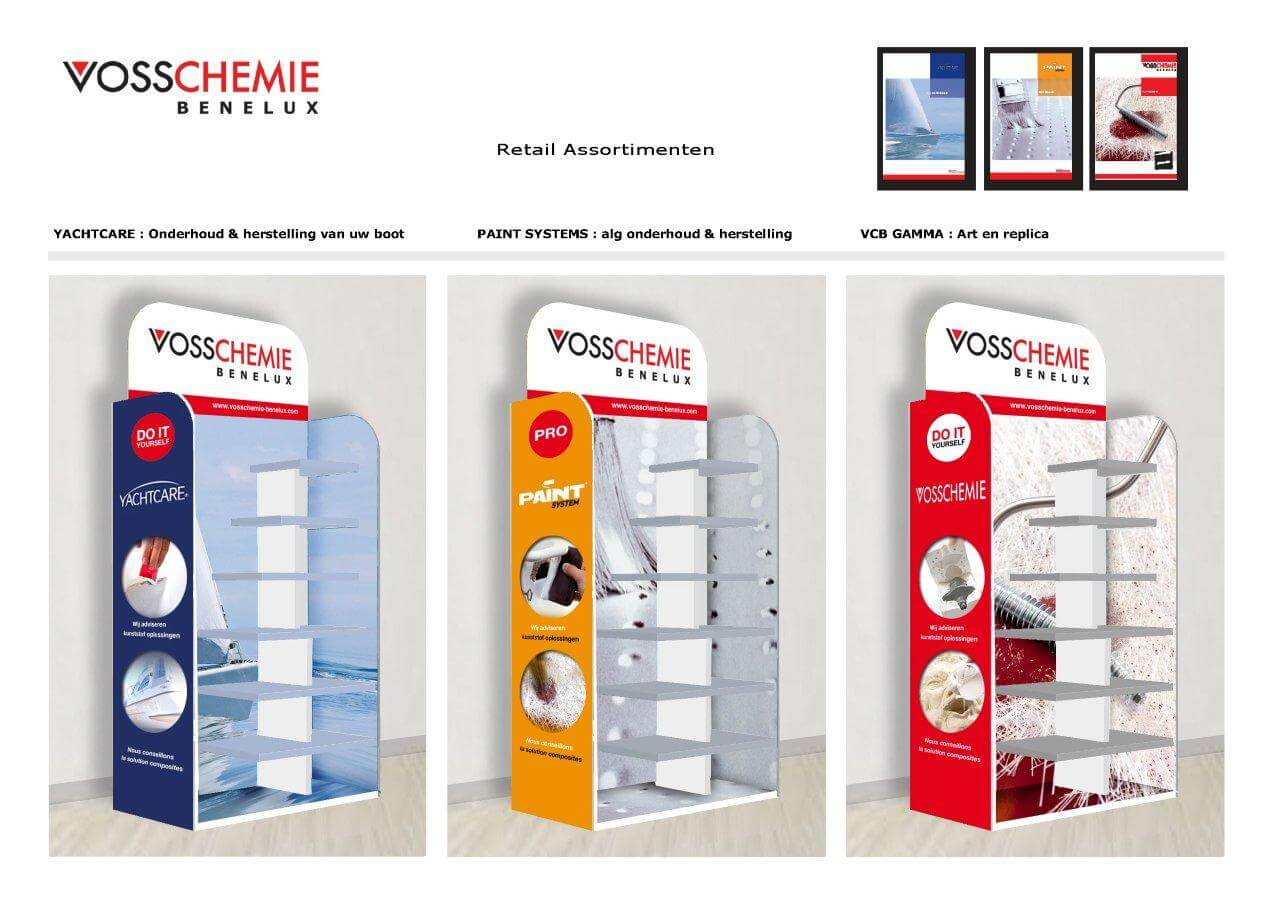 Vosschemie Benelux winkelrekken variatie in 2015